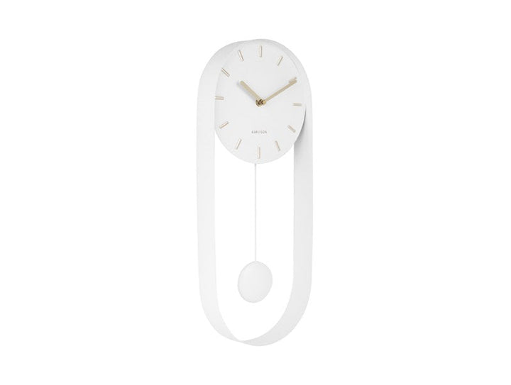 Wall Clock Pendulum Charm - White Additional 3