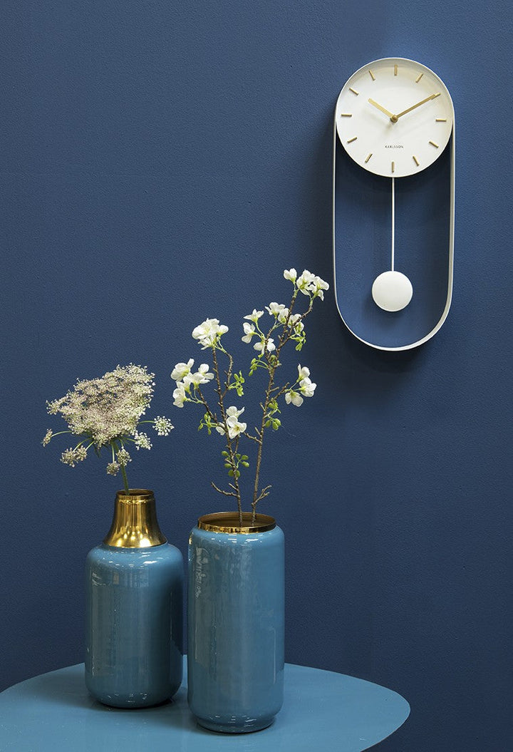 Wall Clock Pendulum Charm - White Additional 1