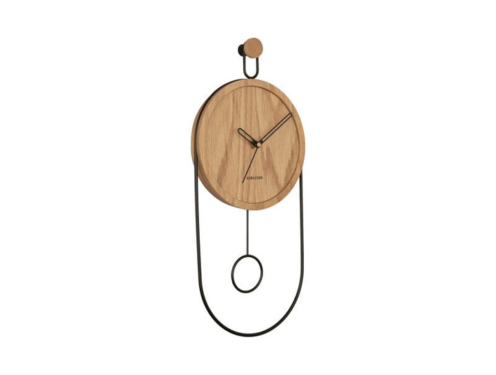 Wall Clock Swing Pendulum - Light wood Additional 3