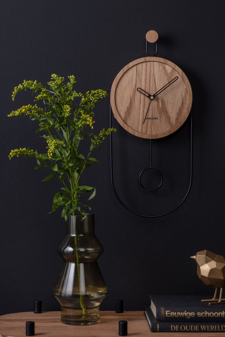 Wall Clock Swing Pendulum - Light wood Additional 2