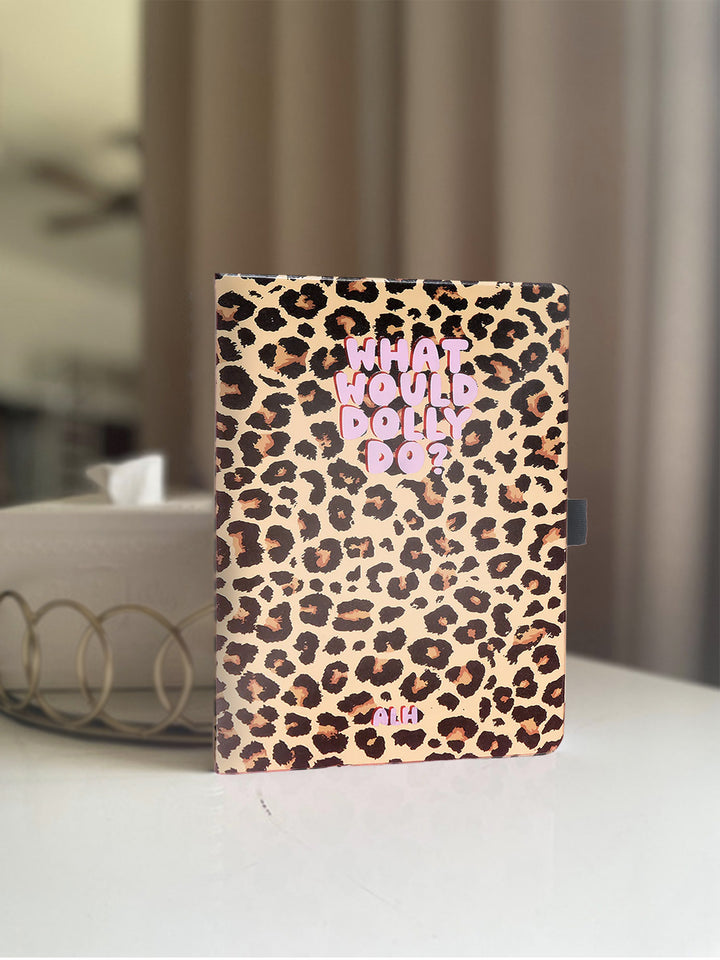 Leopard Print Notebook - What Would Dolly Do? Sassy Stationery with Bite Additional 4