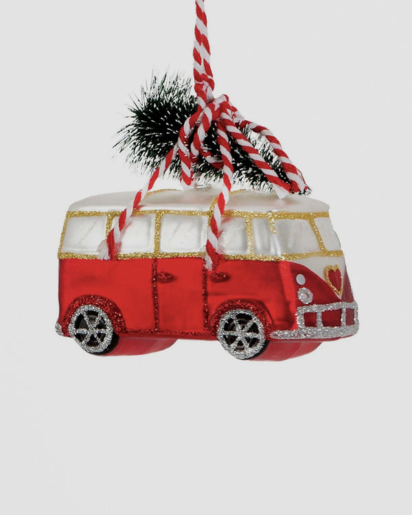 Xmas Love Campervan Bauble