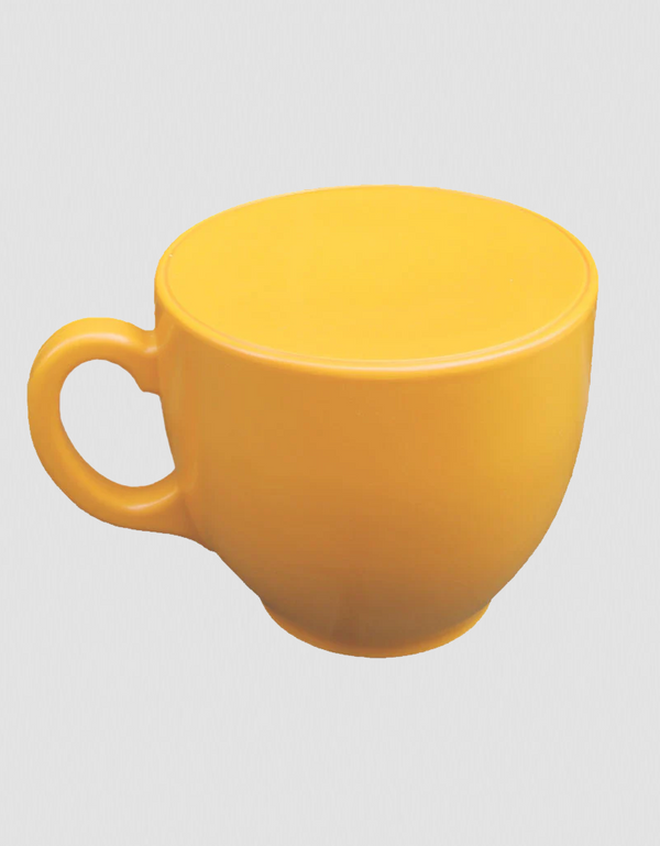 Tea Cup Stool - Yellow