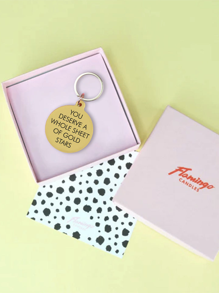 Gold Star Keyring - You Deserve a Whole Sheet Additional 4