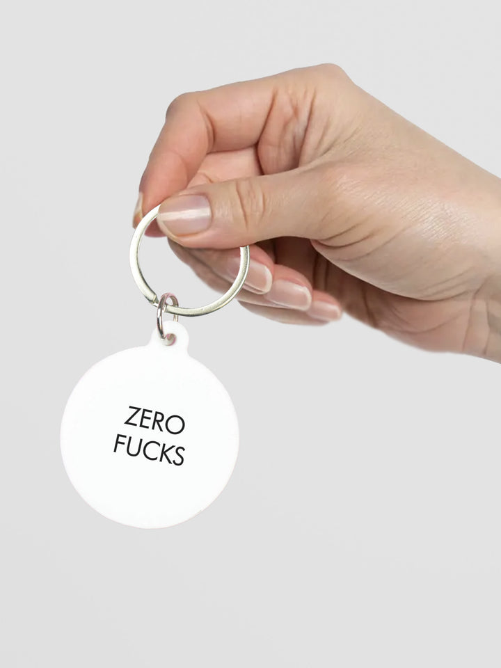 Zero Fucks Keytag Additional 3