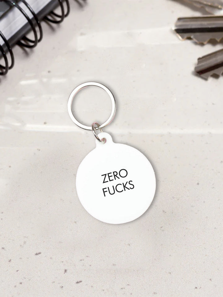 Zero Fucks Keytag Additional 2