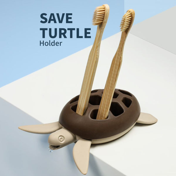 Save Turtle Holder - Brown