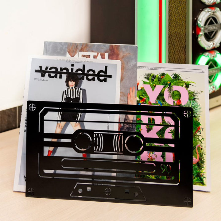 Cassette Magazine Rack - Black Additional 1