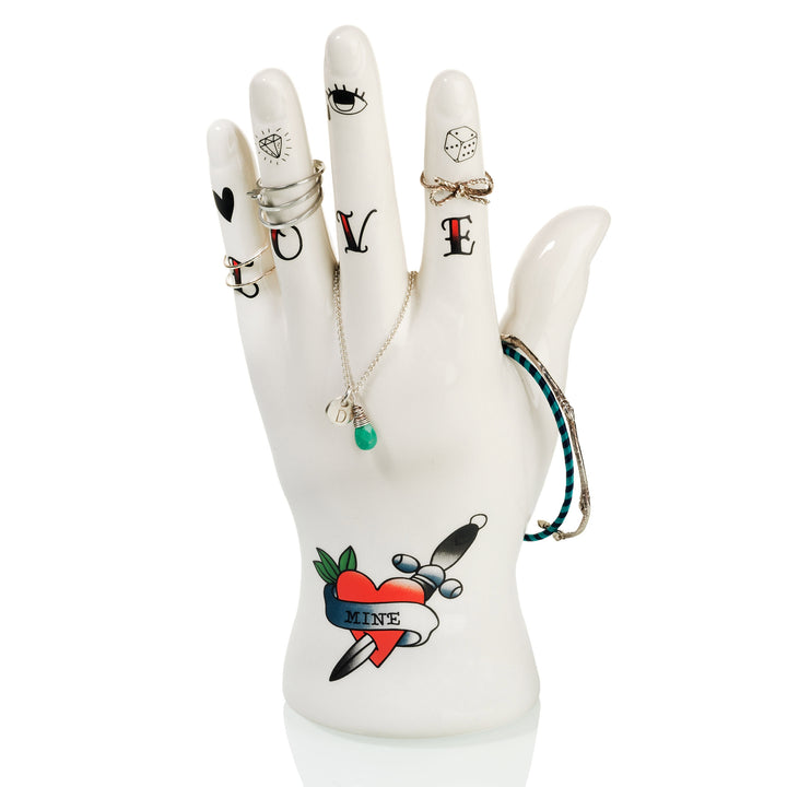 Tattoo Hand Jewellery Holder 