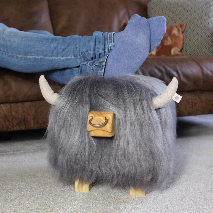 Sylvester the Highland Bull Footstool Additional 2