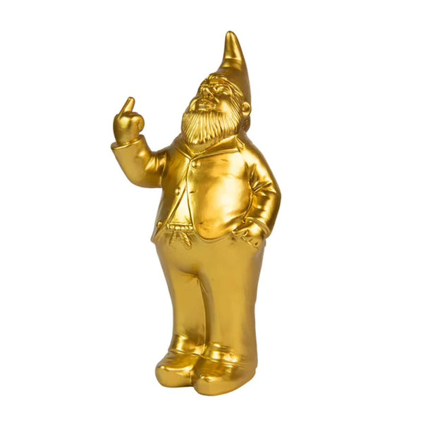 Up Yours Gnome Money Bank - Gold