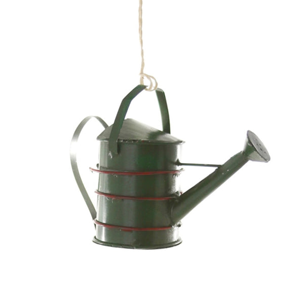 Vintage Watering Can Green Bauble