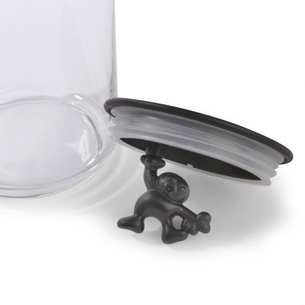 Alessi Gianni Storage Jar - Black [D] Additional 4
