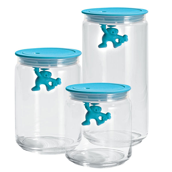Alessi Gianni Storage Jar - Light Blue [D] Additional 2