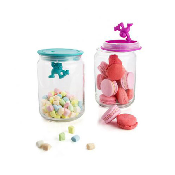 Alessi Gianni Storage Jar - Light Blue [D] Additional 5