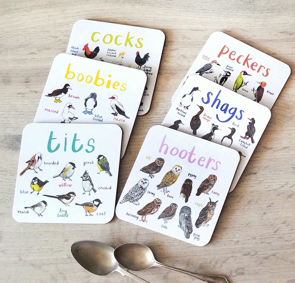 Cheeky Bird Coasters