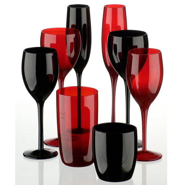 Midnight Black Champagne Glass [D] Additional 3