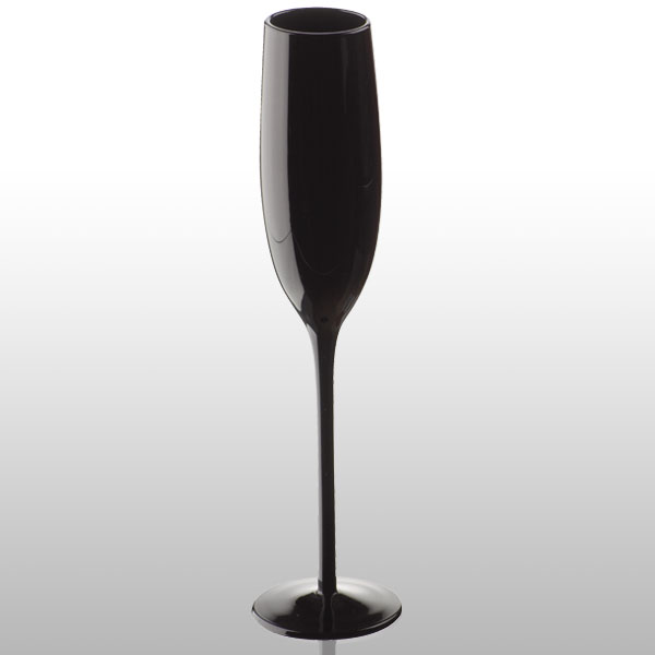 Midnight Black Champagne Glass [D] Additional 2