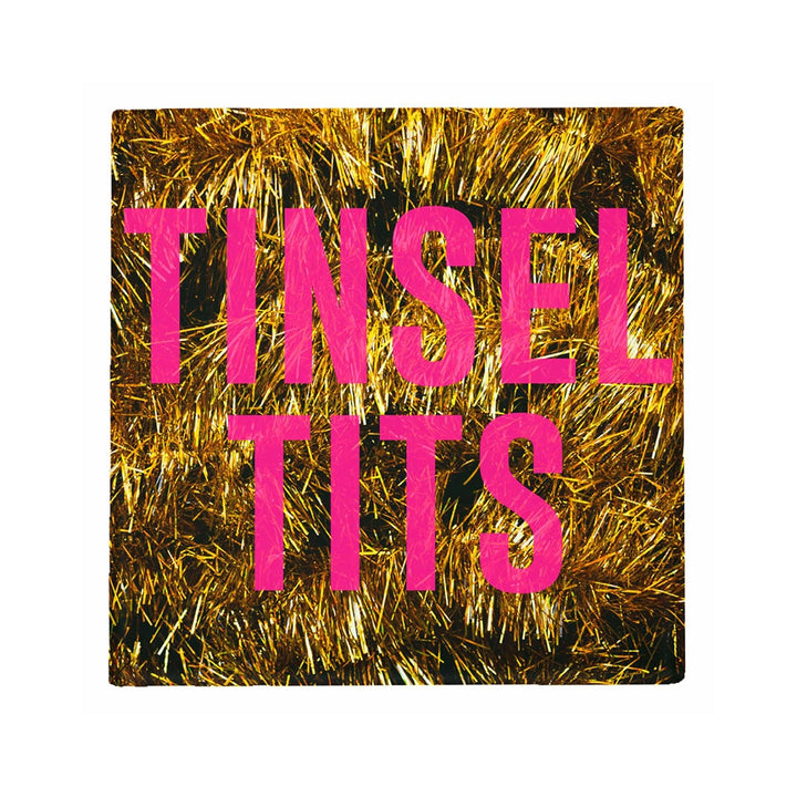 Tinsel Tits Coasters – set of 4
