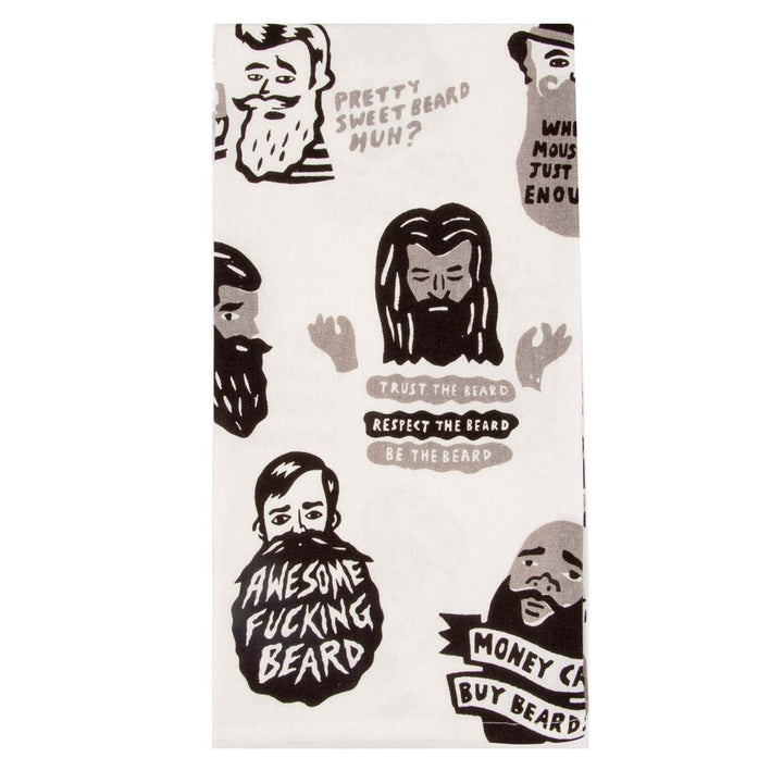 Awesome Fucking Beard Tea Towel