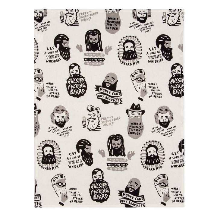 Awesome Fucking Beard Tea Towel Additional 2