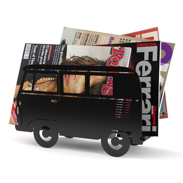Campervan Magazine Rack - Black Additional 2