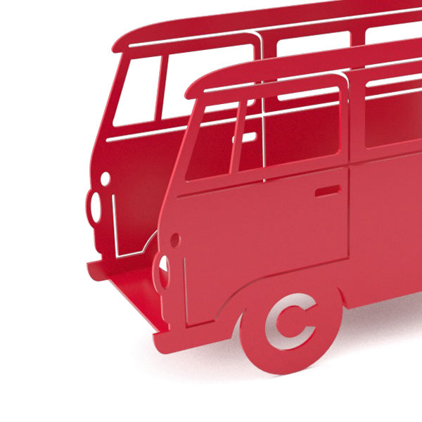 Campervan Magazine Rack - Red [D] Additional 3