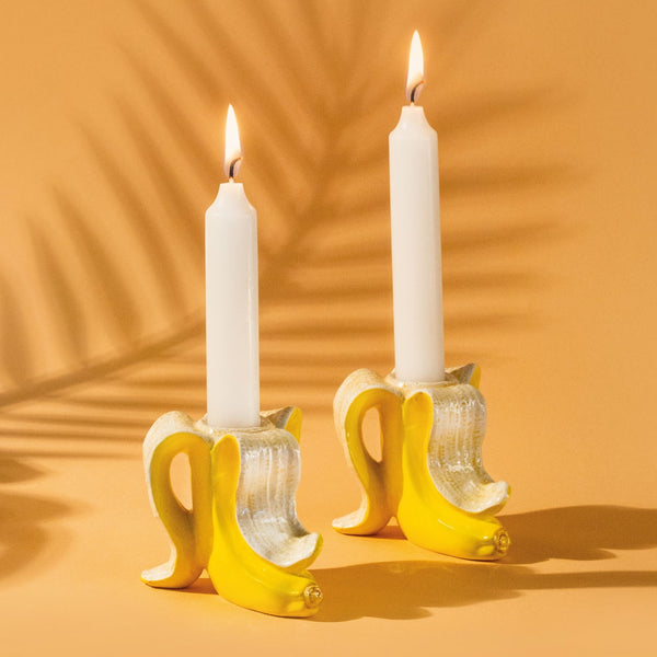 Banana Candle Holders (Set of 2)