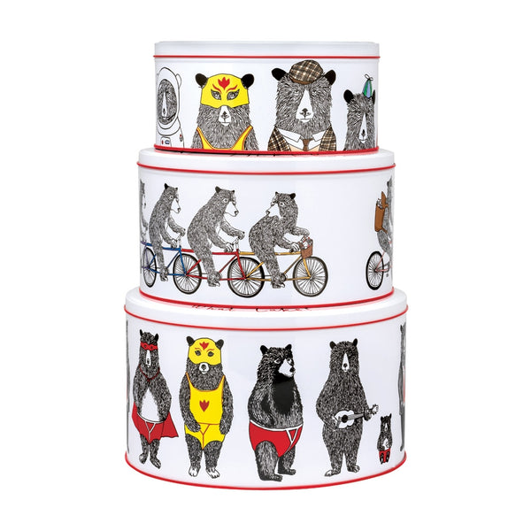 Bear Cake Tins - Set of 3