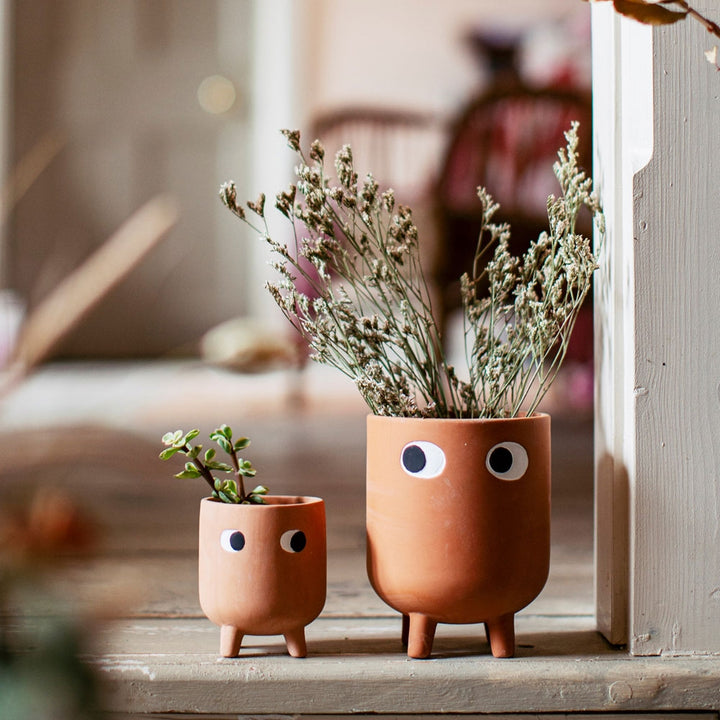 Big Stumpy Planter - Terracotta Plant Pot with Personality Additional 2