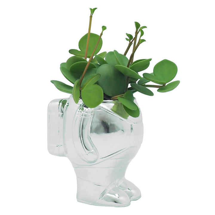 Silver Astronaut Planter (3 Sizes Available) [D] Additional 4
