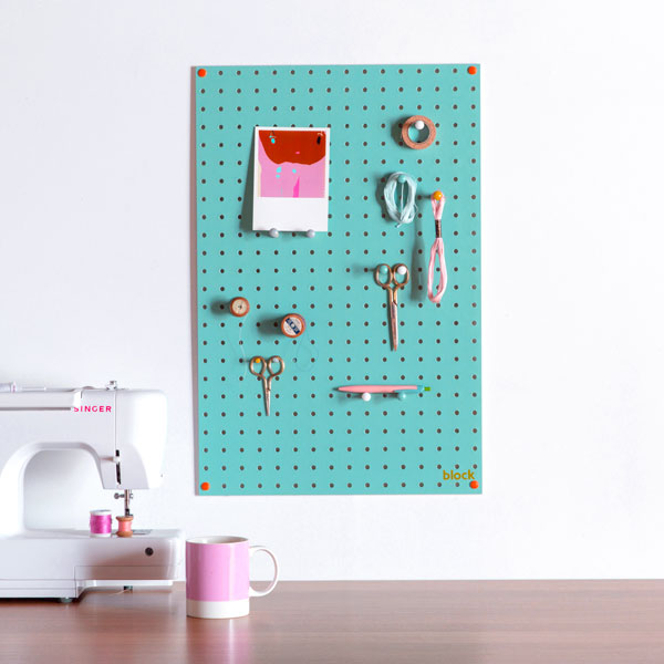Block Medium PegBoard - Light Blue [D] Additional 1