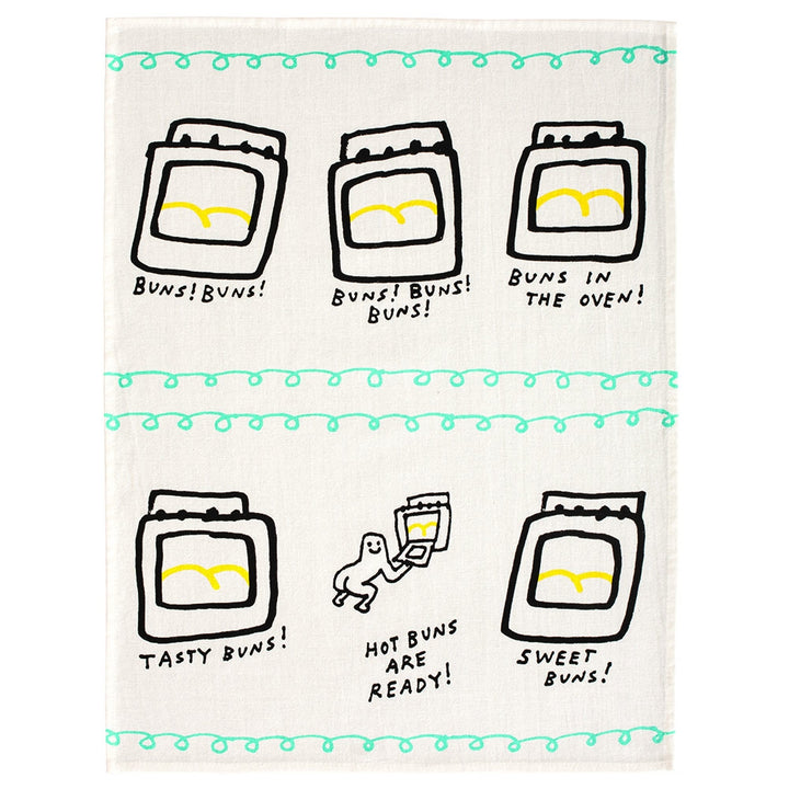 Hot Buns Are Ready Tea Towel Additional 2