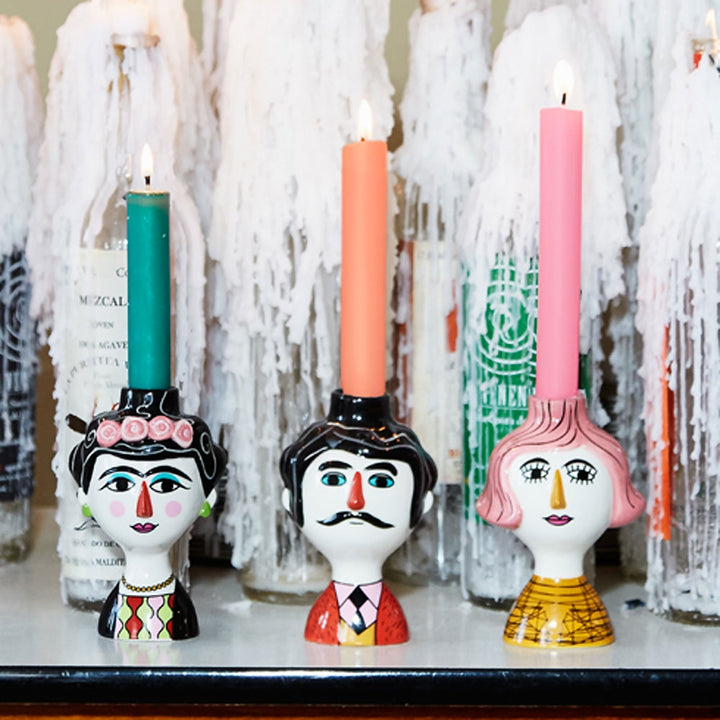 Conchita Ceramic Candle Holder [D] Additional 3