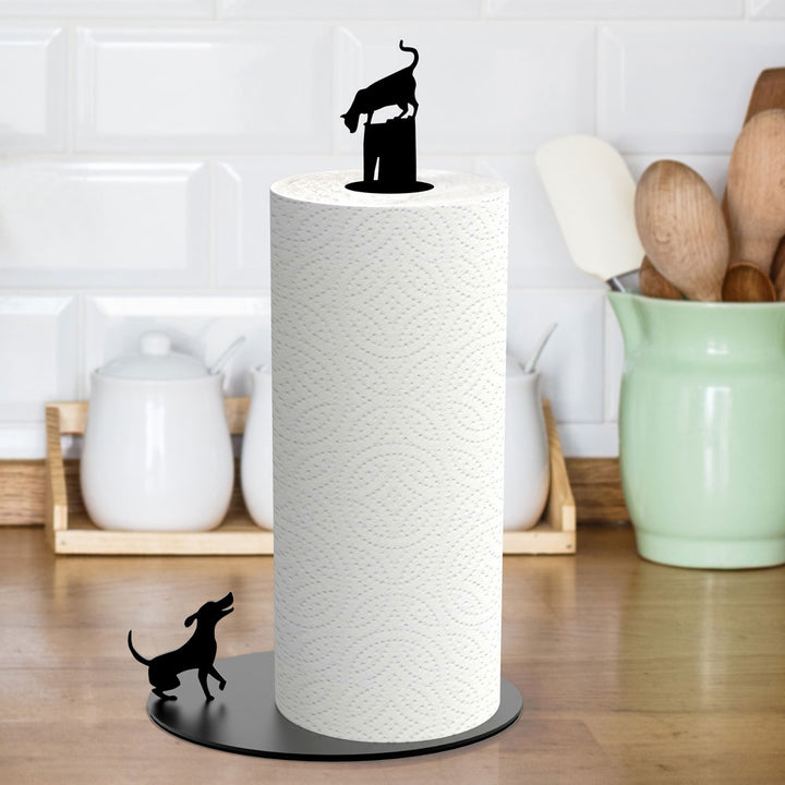 Cat n' Dog Kitchen Roll Holder