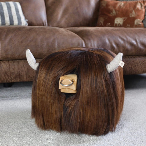 Chester the Highland Bull Footstool