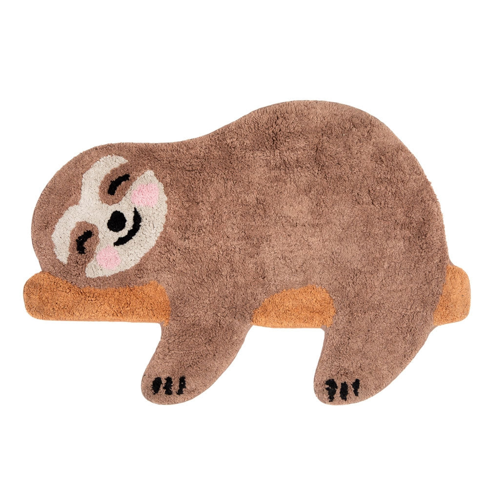 Chill Out Sloth Rug - Red Candy