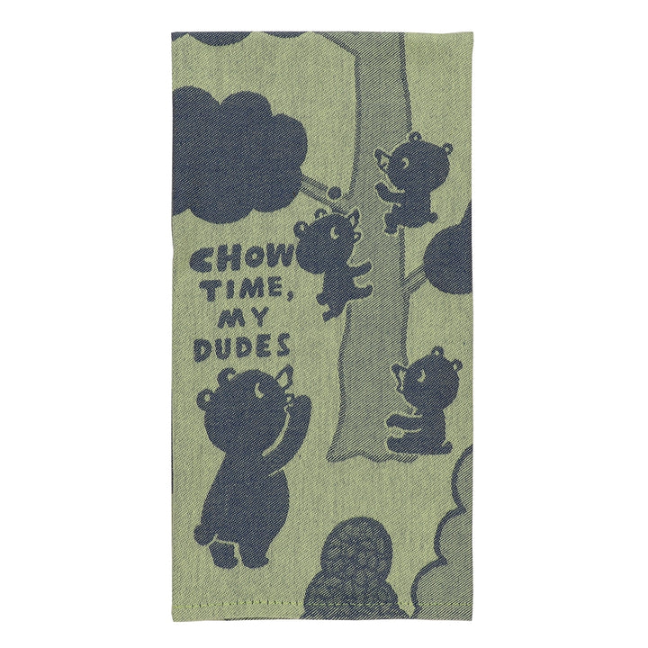 Chow Time My Dudes Tea Towel 