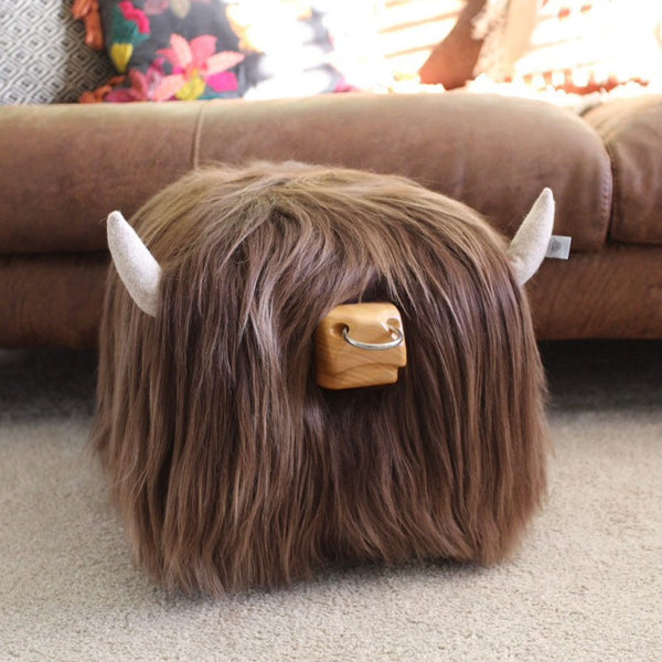 Ashford the Highland Bull Footstool