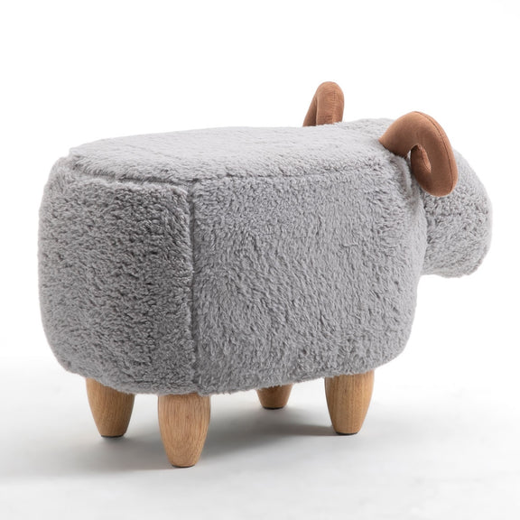 Danny the Ram Footstool Red Candy