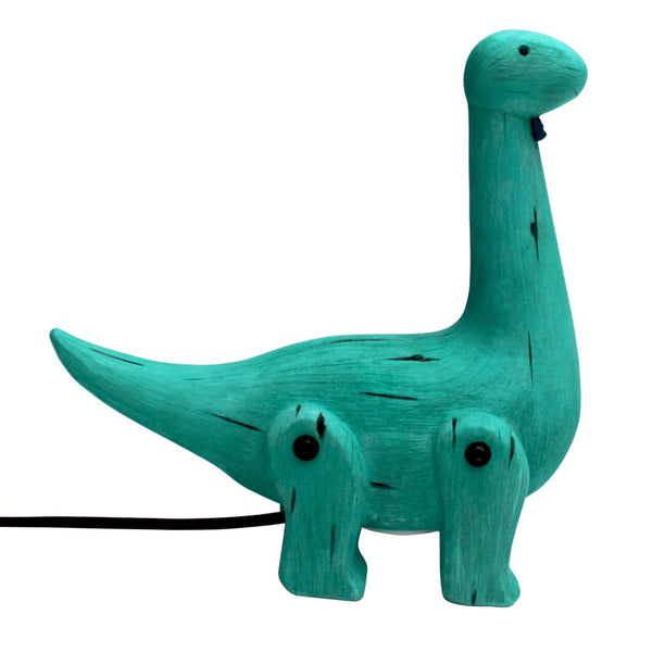 Diplodocus Wood Effect Dino Lamp