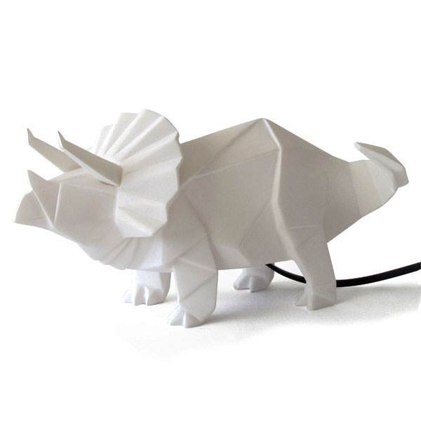 Triceratops White Dino Lamp Additional 4