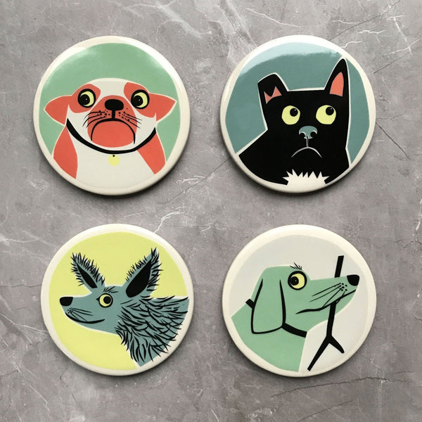 Dog Coasters (Set of 4)
