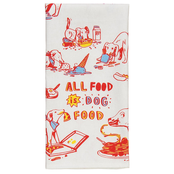 All Food is Dog Food Tea Towel