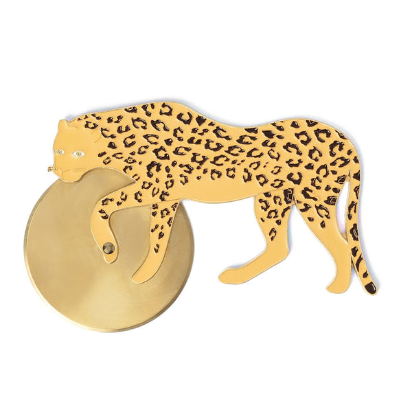 Leopard Pizza Cutter