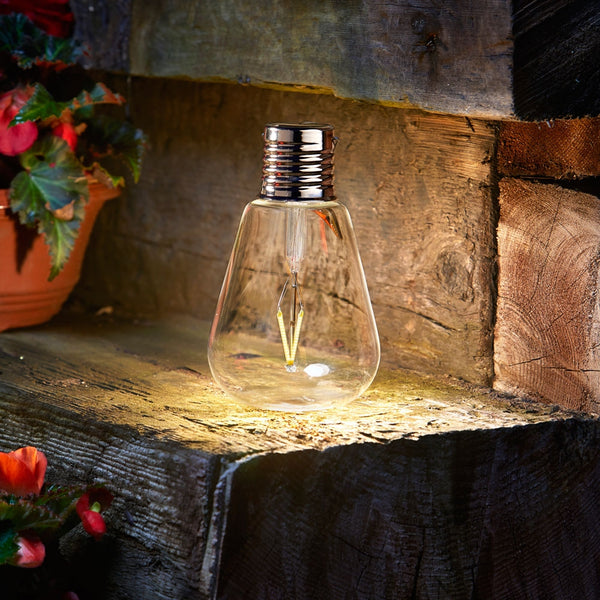 Edison Solar Powered Lightbulb Lamp