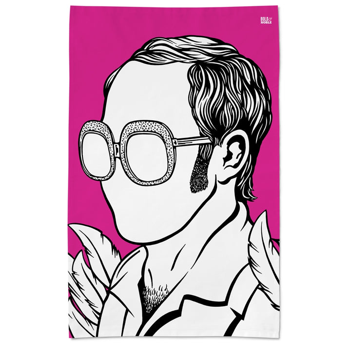 Elton John Tea Towel Additional 2