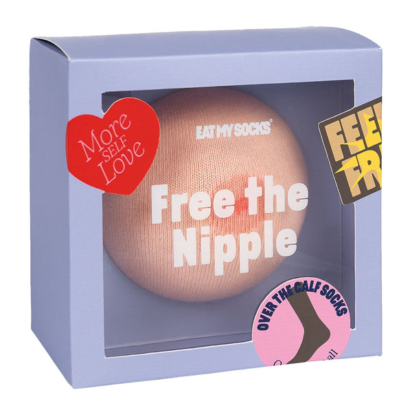 Free the Nipple Pink Socks