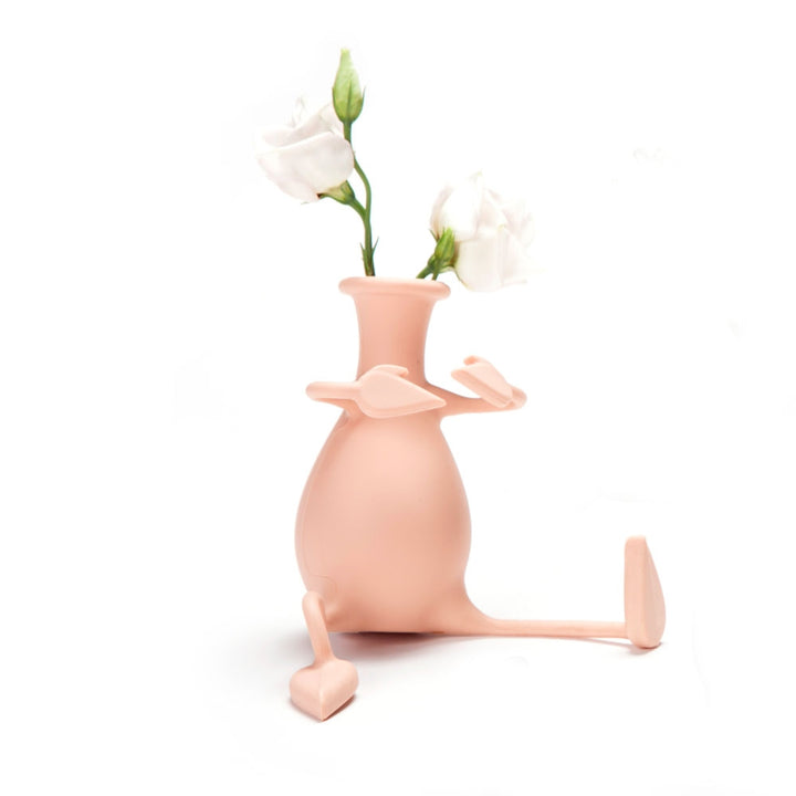 Florino Friendly Vase - Peach [D] Additional 3