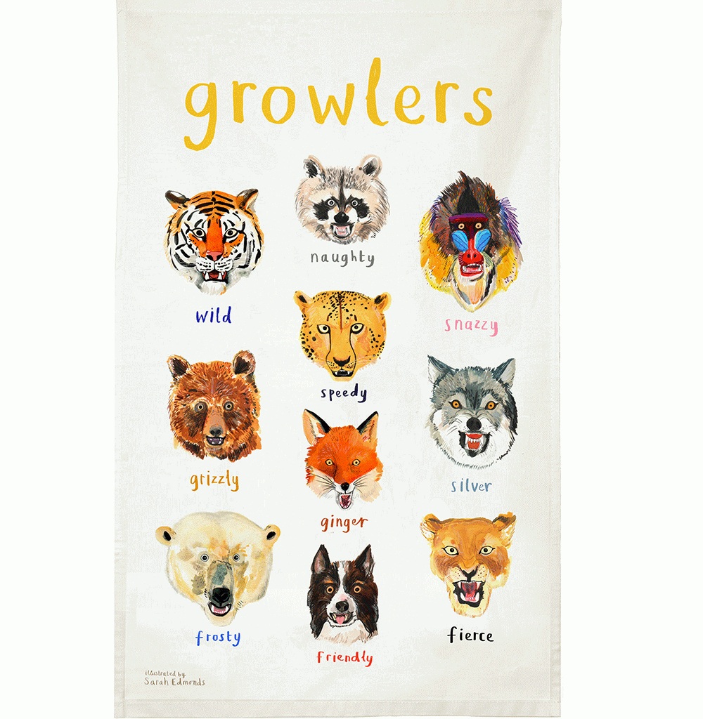 Growlers Tea Towel